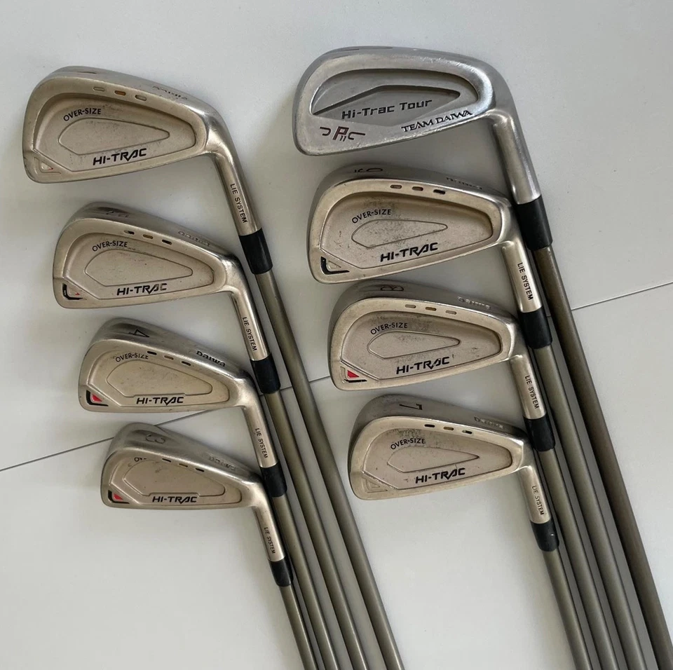 Hi Trac Over Size Irons/ 3-9+11 (Gap Wedge)/ Stiff Graphite Shafts - Image 1 of 4