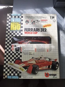 Kit Diecast Ferrari 312 T2 Burago Non Completo Scatola Rarissima - Foto 1 di 5