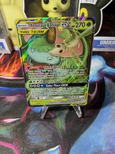 Venusaur & Snivy GX 1/236 Sm-Cosmic Eclipse Holo - Imagen 1 de 12