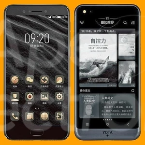 Yota Yotaphone 3 Black/Blue Yota3+ 12MP E-ink Dual SIM 4G Android Smartphone - Picture 1 of 27