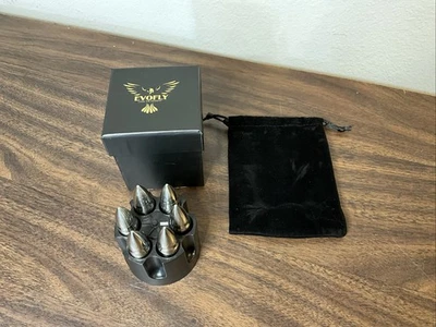 Balas de pedras de uísque para presentes de metal Rocks para homens conjunto de 6 cores prata novo na caixa - Imagem 1 de 4