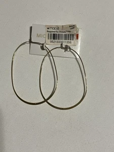 Michael Kors Creolen in großer Größe in Goldfarbe, neu - Bild 1 von 4