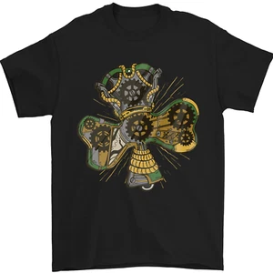 Steampunk Kleeblatt Herren 100% Baumwolle - Picture 1 of 11