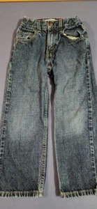 Levi Strauss Signature Girl's loose Fit Blue Jeans Size 7 - Picture 1 of 6