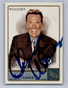CHUCK WOOLERY 2011 TOPPS ALLEN & GINTER HARD SIGNED AUTO - GAME SHOW HOST *12537
