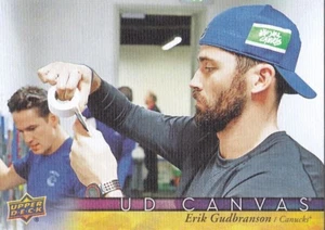 ERIK GUDBRANSON 2017-18 17-18 UPPER DECK 2 CANVAS PARALLEL #C198 CANUCKS - Picture 1 of 1