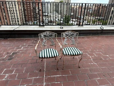 Antique Wrought Iron Patio Furniture - Image 1 of 3