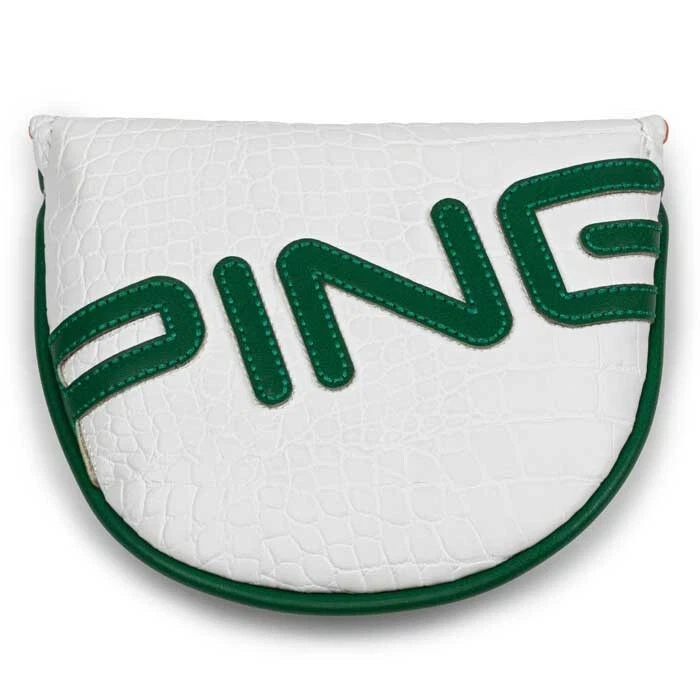 Ping Heritage Mallet Golf Putter Headcover Limited Edition White Green 37314-01