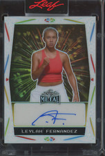 2023 Leaf Metal Ebay Exclusives #ESLF1 Leylah Fernandez 4/4 Auto Autograph
