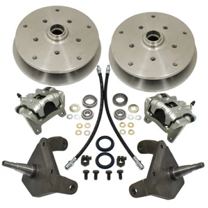 Empi 22-2926 Vw Bug Drop Spindle Front Disc Brakes 1966-77, 5 Lug Vw & Porsche - Picture 1 of 9