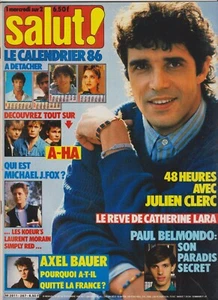 SALUT ! MAGAZINE N° 267 - 1986 A-HA MICHAEL J.FOX JULIEN CLERC A. BAUER MADONNA - Imagen 1 de 1