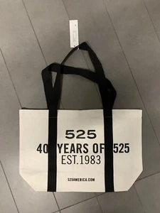 Bolso de Mano 525 Blanco Negro 40 Años De 525 Desde 1983 - Imagen 1 de 3