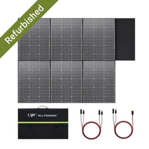 ALLPOWERS 600W Panel Solar Plegable Autocaravana Panel Solar Set IP67 Impermeable 44V - Imagen 1 de 8