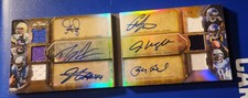 2012 Triple Threads Auto Relic Double Combos #TTARDC-7 Jennings/Harvin 4/18