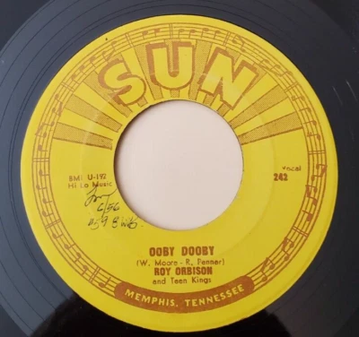 Roy Orbison OOBY DOOBY / GO! GO! GO!  (ROCK 45) #242 PLAYS VG++ - Image 1 of 4