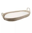 Baby Change Moses Basket, Natural Seagrass Includes Mattress Aus Seller