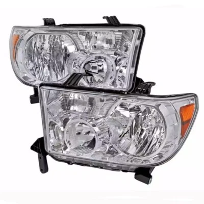 Lámpara de repuesto faros halógenos cromados Sequoia para Toyota Tundra 08-17 7-13 Foto 1 de 2