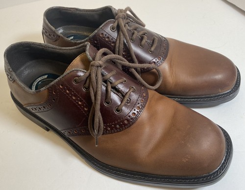 JORDAN Scarpe da uomo marroni Nunn Bush Comfort Gel taglia 8 in pelle Oxford