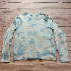 Athleta Girl Sweatshirt Long Sleeve Tie Dye Pullover Crew Girls Size Large 12 - Picture 1 of 7