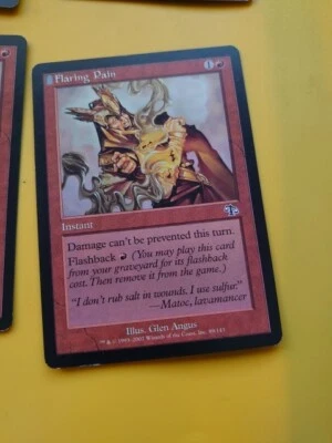 Flaring Pain. Judgment Instant.  Magic the Gathering Card. - Image 1 of 4