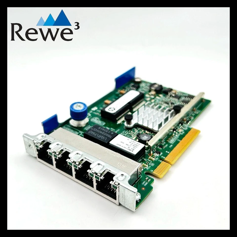 HP 331FLR 4 porte 1Gb PCI-e x8 Gigabit Ethernet 634025-001 629133-001 - Immagine 1 di 1
