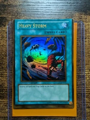 Heavy Storm GLD1-EN031 Gold Series 2008 Limited Edition Miscut Misprint  - Image 1 of 4