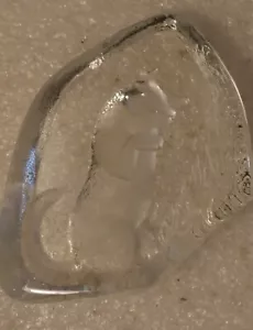 MATTEN JONASSON SKULPTER KÜNSTLER SCHWEDEN KRISTALLKUNST GLAS BRIEFBESCHWERER KATZE - Bild 1 von 6