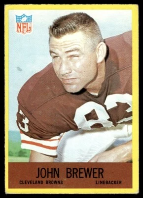 1967 PHILADELPHIA JOHN BREWER CLEVELAND BROWNS #38 - Image 1 of 2