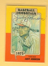 1980 TCMA Baseball Immortals #150 Judy Johnson AUTOGRAPHED PSA/DNA Certified