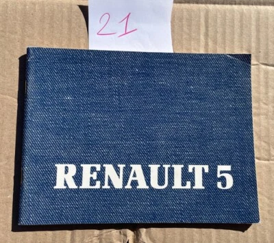 Libretto uso e manutenzione RENAULT 5 - 1985 - Jeans - Immagine 1 di 4