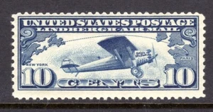 United States Scott #C 10 F/VF Unused 1927 10 Cent Spirit of Saint Louis - Picture 1 of 1