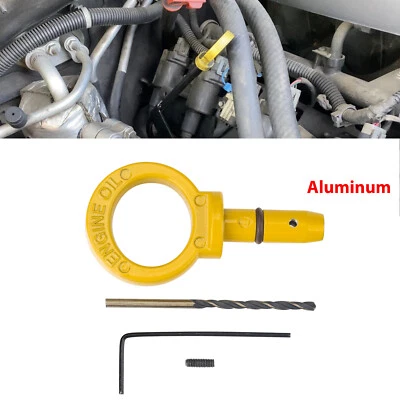 Manija de reparación de varilla de medición de aceite de aluminio Billet para Chevy, Dodge, Ram y Jeep V6 V8 Foto 1 de 4