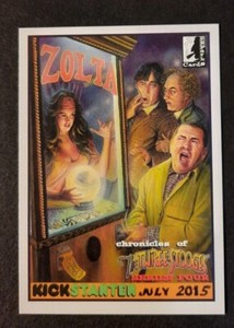 CHRONICLES OF THE THREE STOOGES Series Four Promo Card #3 RRParks 2015