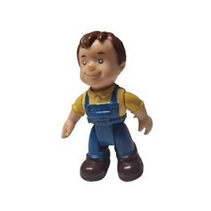 Keenway Male Boy Dollhouse Figure Short Brother Son 2.5 Inch Overalls Farmer Kid - Picture 1 of 7