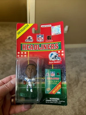 1998 Corinthian NFL Headliners Barry Sanders Detroit Lions Figure New Sealed - Image 1 of 2