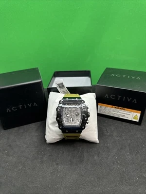 NUEVO Activa Circuit X Invicta 44,3 mm esfera esqueleto verde/negro ACW2305-011 NUEVO EN CAJA Foto 1 de 4
