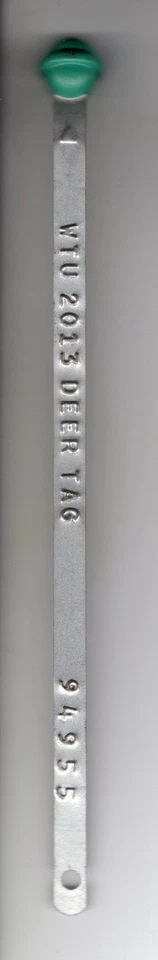 White Tails Unlimited 2013 cuerno de ciervo etiqueta de pierna sello-parches de ciervo Michigan Foto 1 de 1