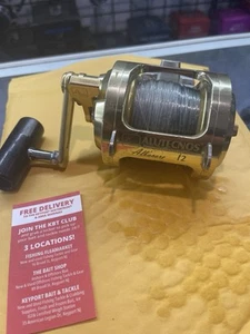 Carrete de pesca ALUECECNOS ALBACORE 12 Italia ¡¡Raro ¡¡IZQUIERDO!!!” Buen estado funciona 100% - Imagen 1 de 12