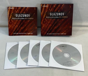 GLAZUNOV ORCHESTRAL WORKS INCLUDING THE 8 SYMPHONIES 5 CD SET LN - Imagen 1 de 11