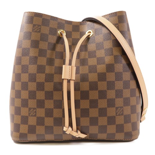 LOUIS VUITTON（LV） Borsa a tracolla Louis Vuitton LV GHW NeoNoe N40198 Damier Ebene marrone rosa