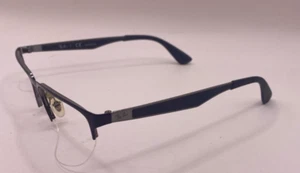RAY-BAN EYEGLASSES FRAMES ONLY RB6335 GRAY HALF RIM 56-17-145 - Picture 1 of 6