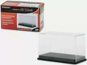 Acrylic Display Case & Plastic Base for 1/64 Scale Models - Greenlight 55025 NEW - Picture 1 of 4