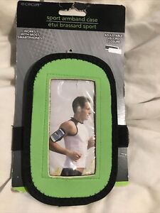 Sport Armband Cell Phone Case Adjustable Brand New Green E-CIRCUIT