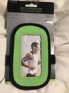 Sport Armband Cell Phone Case Adjustable Brand New Green E-CIRCUIT - Picture 1 of 3