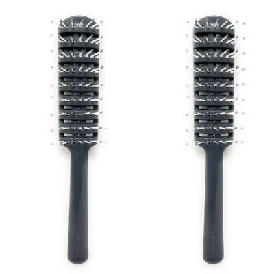 Dulak Traditional Hair Brush Salon Brush Hair Brush Detangling Brush Gray 2 Pc. - Image 1 of 4