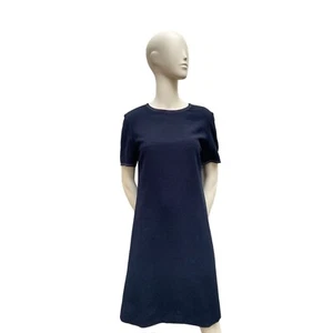 Vestido Chanel Primavera 2017 Azul Marino Oscuro Talla 38/M - Imagen 1 de 8