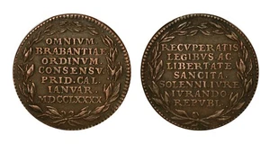 BELGIO Brabant Token 1790 Per il ritorno della Libertà - Picture 1 of 1