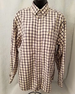 Dockers Mens Shirt Size S Blue White Red Beige Striped - Picture 1 of 4