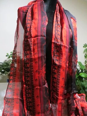 NUEVO CON ETIQUETAS CHAL BUFANDA GIVECHY 100 % SEDA/GASA HECHO EN ITALIA VALOR $500 Foto 1 de 4