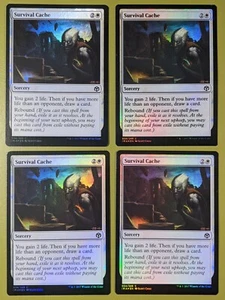 FOIL Survival Cache x4 Iconic Masters 4x MTG Magic the Gathering - Picture 1 of 1